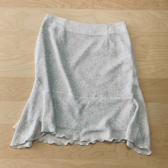 OptionElle Cream Pink Dots Mermaid Skirts - Picture 12 of 15
